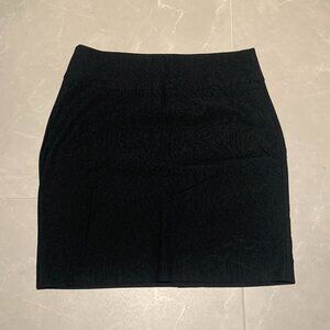 Y2K Black Mini Pencil Skirt - Classic - Comfy Elastic  Fabric - Size 8